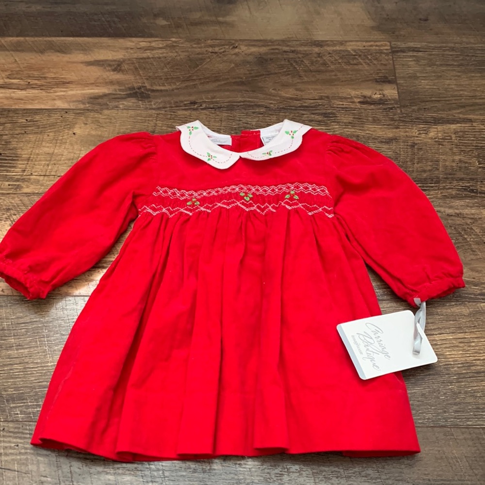 NWT! Carriage Boutique Girls 9M Holiday Dress